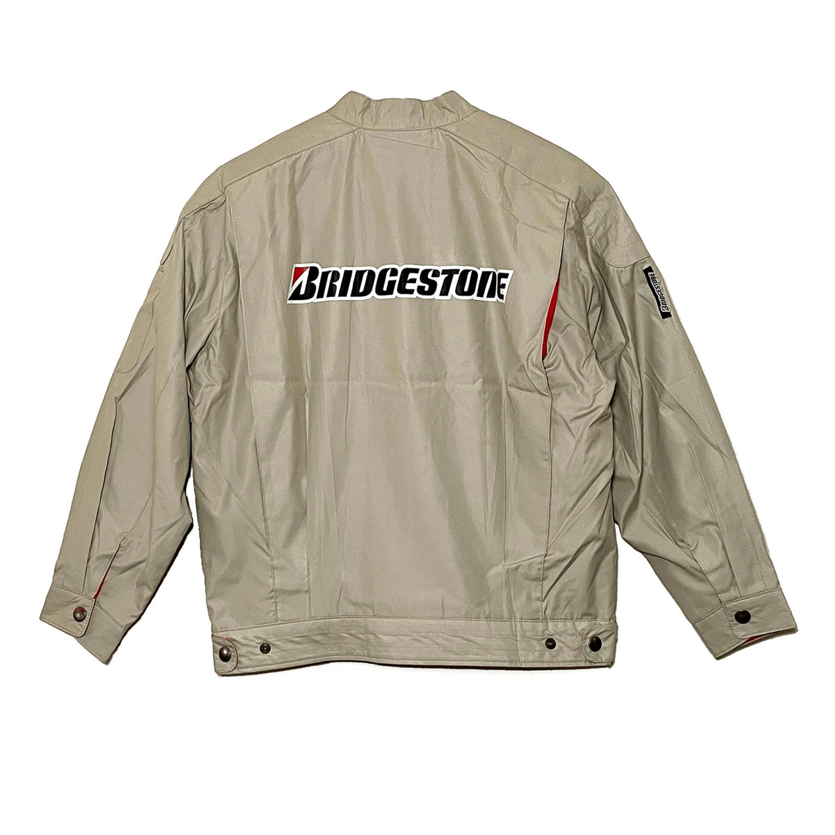 Rare Retro New JDM Bridgestone Racing Pit Uniform Jacket Brown - Sugoi JDM