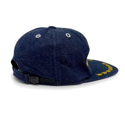 Rare Vintage Japan JDM Honda International Racing Team Victory Hat Blue Denim - Sugoi JDM