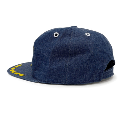Rare Vintage Japan JDM Honda International Racing Team Victory Hat Blue Denim - Sugoi JDM