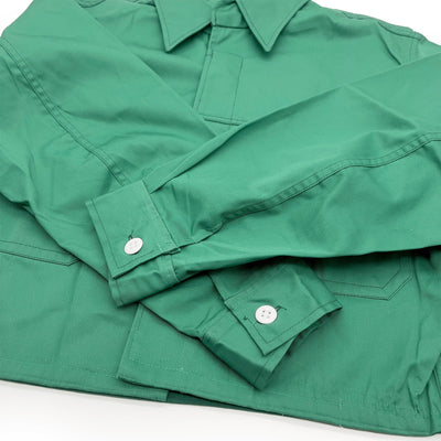 Rare Vintage Showa JDM Japan Mitsubishi Motors Short Staff Jacket Green - Sugoi JDM