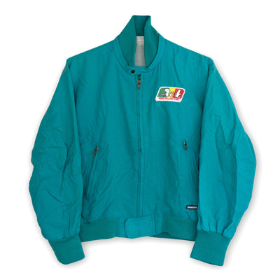 Retro 1980s Genuine JDM Japan Honda Racing Wako Yellow Wing Jacket - Sugoi JDM