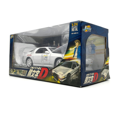 Retro 2004 Jada Toys Initial D Diecast Mazda FC3S Red Suns 1:24 - Sugoi JDM