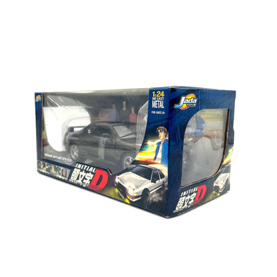 Retro 2004 Jada Toys Initial D Diecast Metal Car Nissan Skyline GTR R32 1:24 - Sugoi JDM