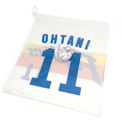 Retro Autographed Signed Nippon Ham Fighters Shohei Ohtani Baseball + Bag Set - Sugoi JDM