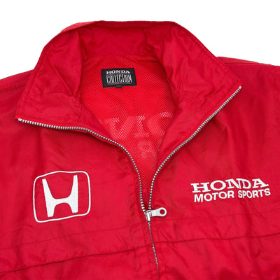 Retro Genuine JDM Japan Honda Motor Sports Racing Team Jacket Red - Sugoi JDM