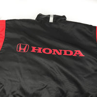 Retro Genuine JDM Japan Honda Motors Winter Mechanic Jacket Black - Sugoi JDM