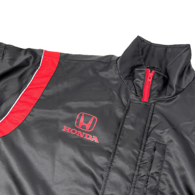 Retro Genuine JDM Japan Honda Motors Winter Mechanic Jacket Black - Sugoi JDM