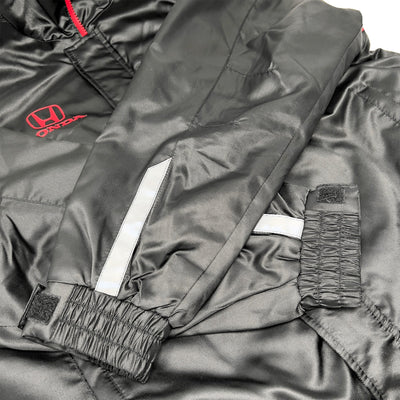 Retro Genuine JDM Japan Honda Motors Winter Mechanic Jacket Black - Sugoi JDM
