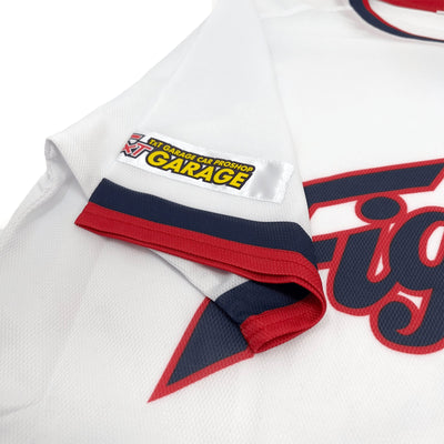 Retro Japan Hokkaido Nippon Ham Old Logo Fighters Jersey White - Sugoi JDM