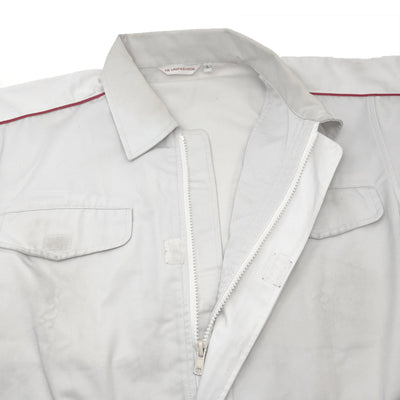 Retro Japan JDM Hino Motors Staff Uniform Jacket Light Grey - Sugoi JDM
