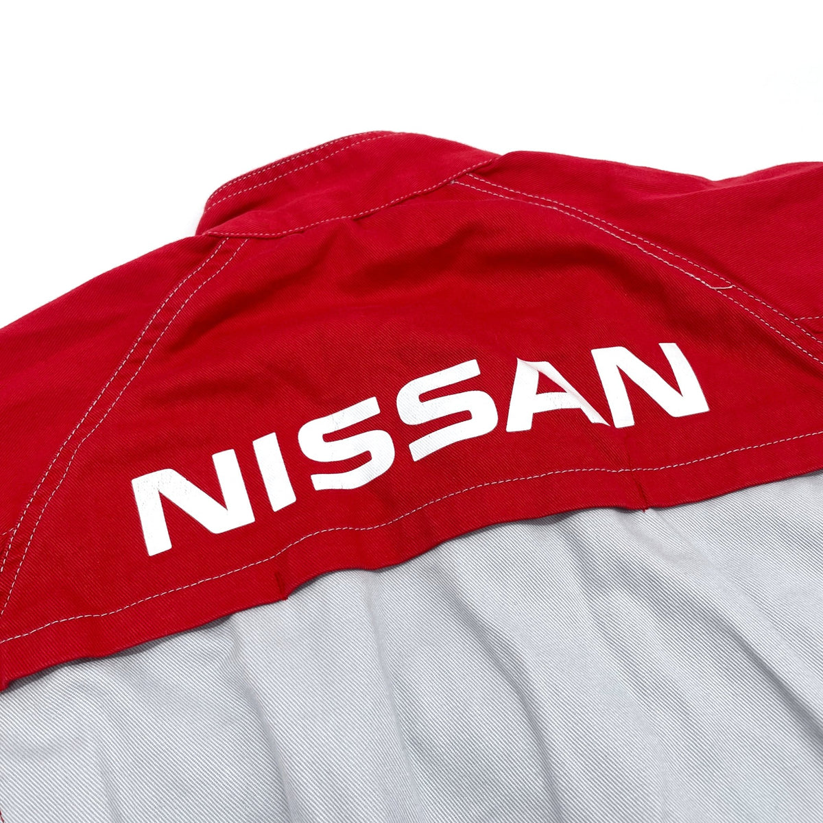 Retro Japan JDM Nissan Tsunagi Mechanics Jumpsuit Coverall Uniform Red - Sugoi JDM