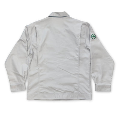 Retro Japan JDM Toyota Motors Staff Uniform Jacket Light Grey - Sugoi JDM