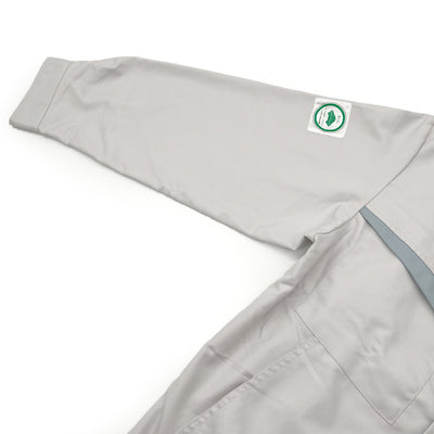 Retro Japan JDM Toyota Motors Staff Uniform Jacket Light Grey - Sugoi JDM