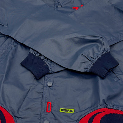 Retro Japan Showa Era JDM Hino Toyota Motors Staff Coaches Jacket Blue - Sugoi JDM