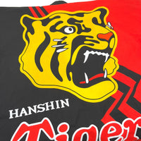 Retro Japanese Baseball Hanshin Tigers Matsuri Happi Coat Black Red Edition - Sugoi JDM