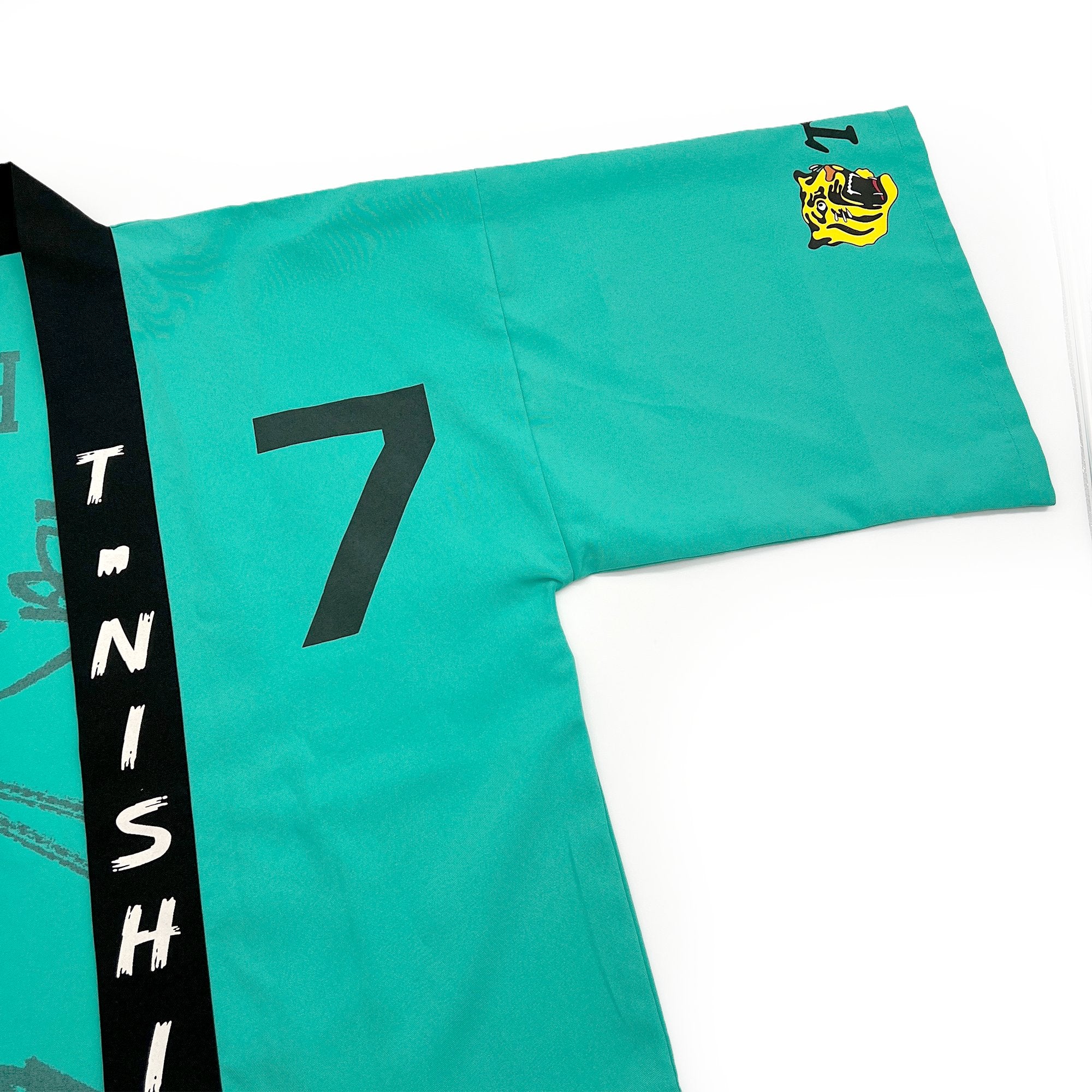 Retro Japanese Baseball Hanshin Tigers Matsuri Happi Coat Tsuyoshi Nishioka - Sugoi JDM