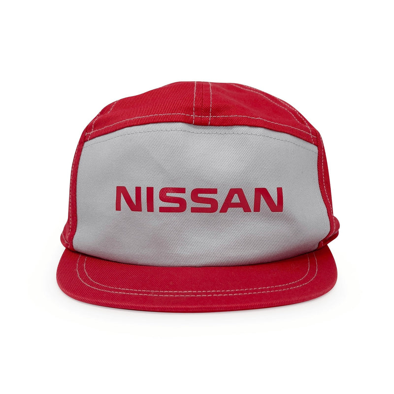 Retro Japanese JDM Nissan Red Stage Mechanic Uniform Hat Cap Red - Sugoi JDM