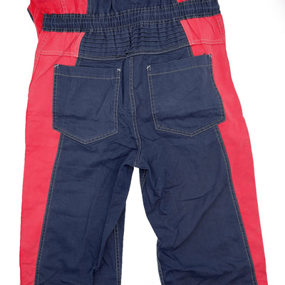 Retro JDM Daihatsu Mini Kei Car Truck Summer Tsunagi Coveralls Jumpsuit Blue - Sugoi JDM