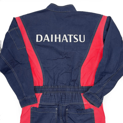 Retro JDM Daihatsu Mini Kei Car Truck Summer Tsunagi Coveralls Jumpsuit Blue - Sugoi JDM