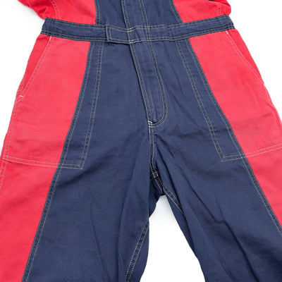 Retro JDM Daihatsu Mini Kei Car Truck Work Tsunagi Coveralls Uniform Blue - Sugoi JDM