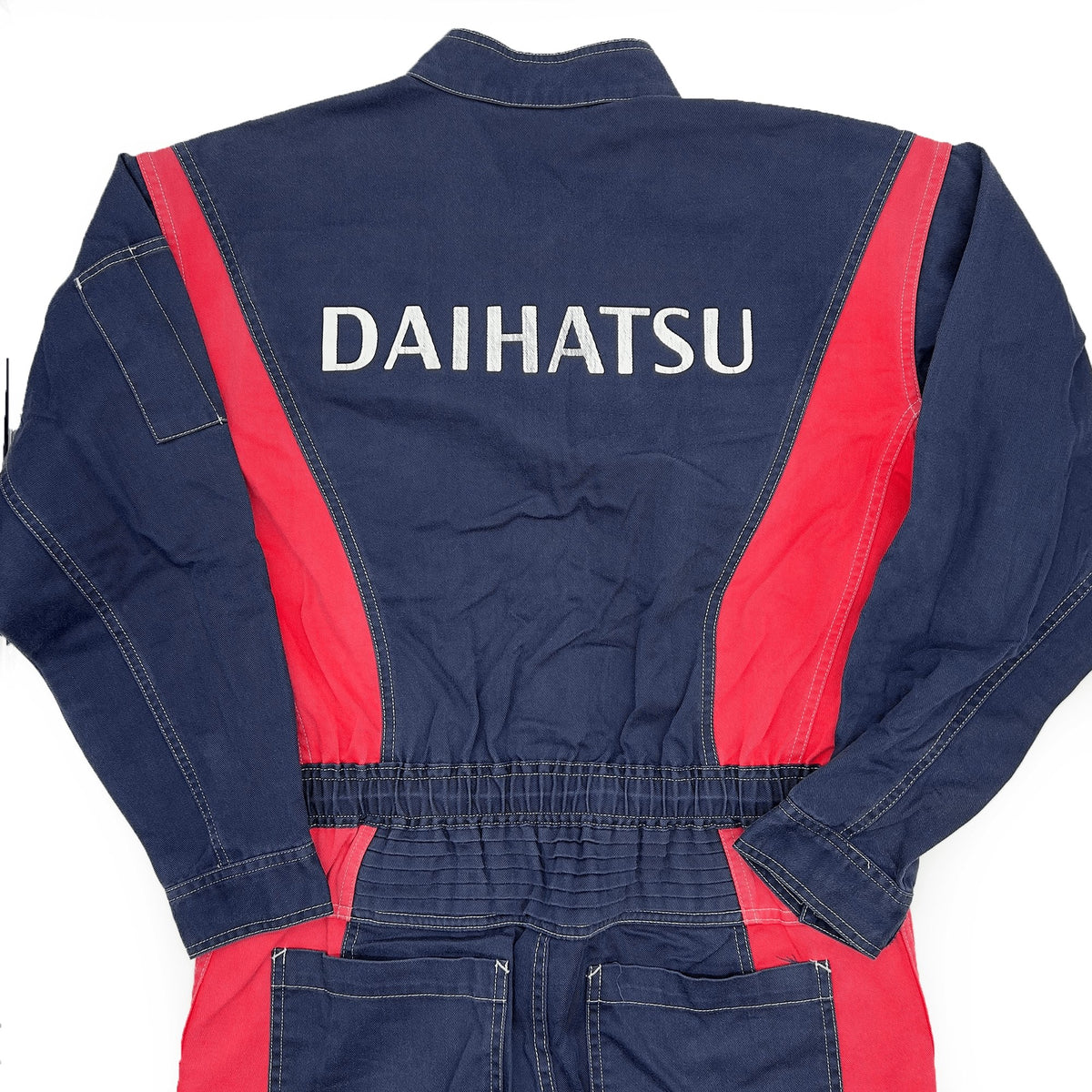 Retro JDM Daihatsu Mini Kei Car Truck Work Tsunagi Coveralls Uniform Blue - Sugoi JDM