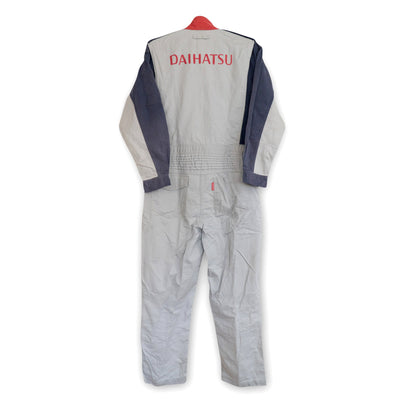 Retro JDM Daihatsu Mini Kei Car Truck Work Tsunagi Coveralls Uniform Grey - Sugoi JDM