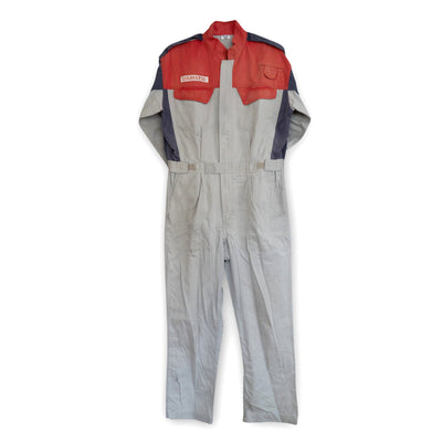 Retro JDM Daihatsu Mini Kei Car Truck Work Tsunagi Coveralls Uniform Grey - Sugoi JDM