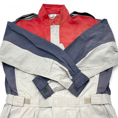 Retro JDM Daihatsu Mini Kei Car Truck Work Tsunagi Coveralls Uniform Grey - Sugoi JDM
