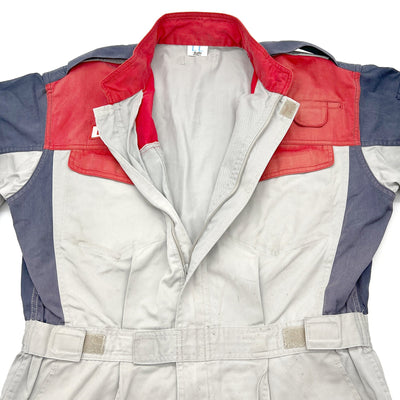 Retro JDM Daihatsu Mini Kei Car Truck Work Tsunagi Coveralls Uniform Grey - Sugoi JDM