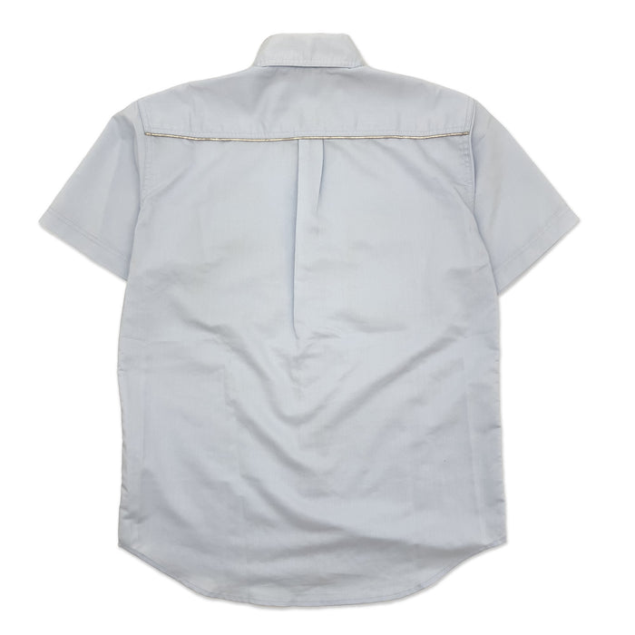 Retro JDM Daihatsu Technician Mechanic Short Sleeve Staff Shirt Blue - Sugoi JDM