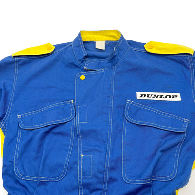 Retro JDM Dunlop Japan Autoland Summer Coveralls Tsunagi Mechanic Suite - Sugoi JDM