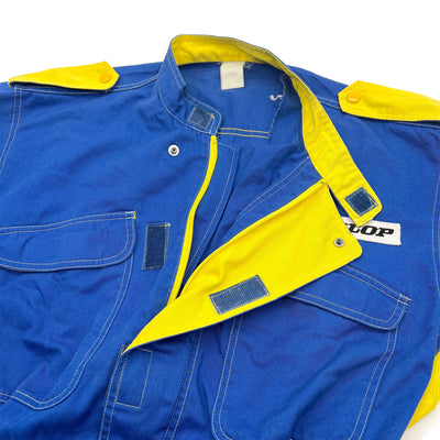 Retro JDM Dunlop Japan Autoland Summer Coveralls Tsunagi Mechanic Suite - Sugoi JDM
