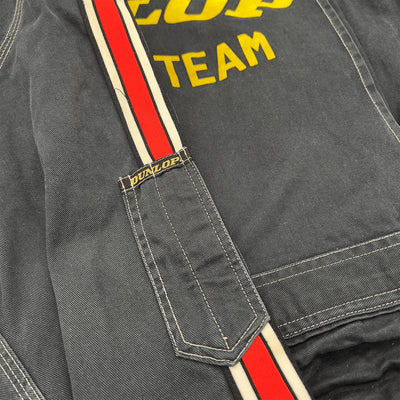 Retro JDM Dunlop Racing Jumpsuit Coveralls Tsunagi Mechanic Suite - Sugoi JDM