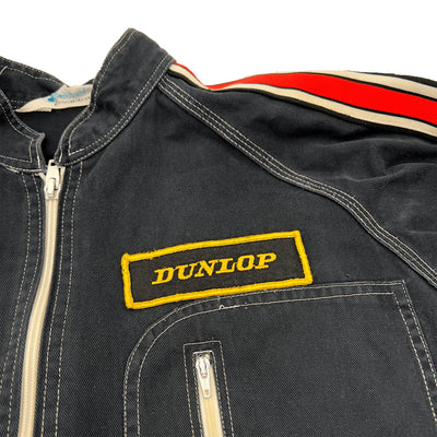 Retro JDM Dunlop Racing Jumpsuit Coveralls Tsunagi Mechanic Suite - Sugoi JDM