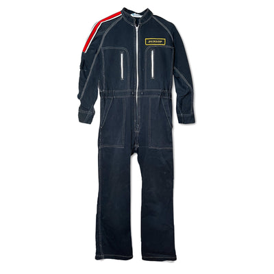 Retro JDM Dunlop Racing Jumpsuit Coveralls Tsunagi Mechanic Suite - Sugoi JDM