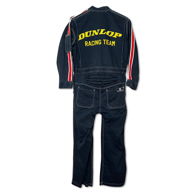 Retro JDM Dunlop Racing Jumpsuit Coveralls Tsunagi Mechanic Suite - Sugoi JDM