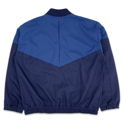 Retro JDM Japan ENEOS Oil Gas Station Staff Uniform Jacket Jumper Blue - Sugoi JDM