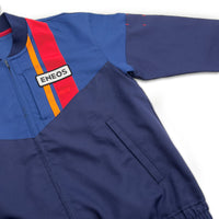 Retro JDM Japan ENEOS Oil Gas Station Staff Uniform Jacket Jumper Blue - Sugoi JDM