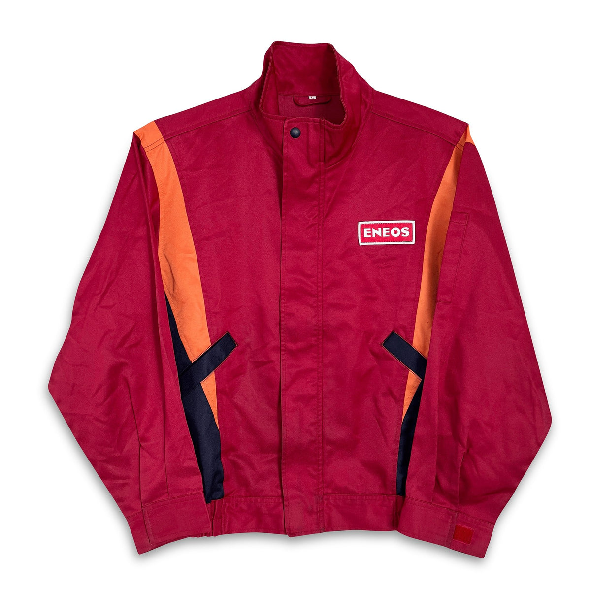 Retro JDM Japan ENEOS Oil Gas Station Workwear Jacket Jumper - Sugoi JDM