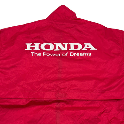 Retro JDM Japan Honda Motor Sports Racing Team Windbreaker Jacket Red - Sugoi JDM