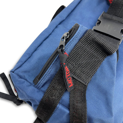 Retro JDM Japan Honda Motorsports Racing Hip Pack Shoulder Bag Blue - Sugoi JDM