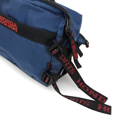 Retro JDM Japan Honda Motorsports Racing Hip Pack Shoulder Bag Blue - Sugoi JDM