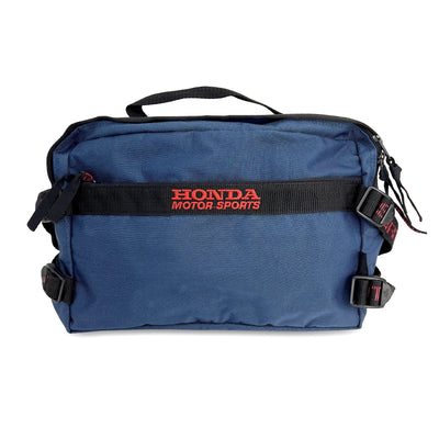 Retro JDM Japan Honda Motorsports Racing Hip Pack Shoulder Bag Blue - Sugoi JDM
