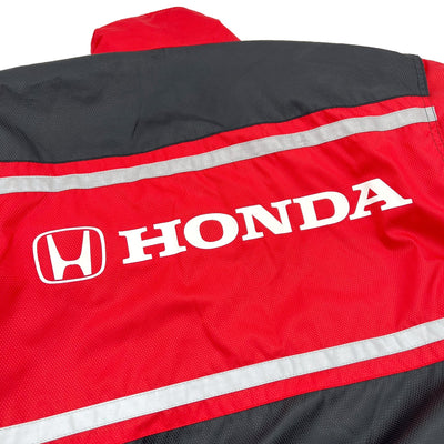 Retro JDM Japan Honda Racing Staff Winter Batting Jumper Jacket Red - Sugoi JDM
