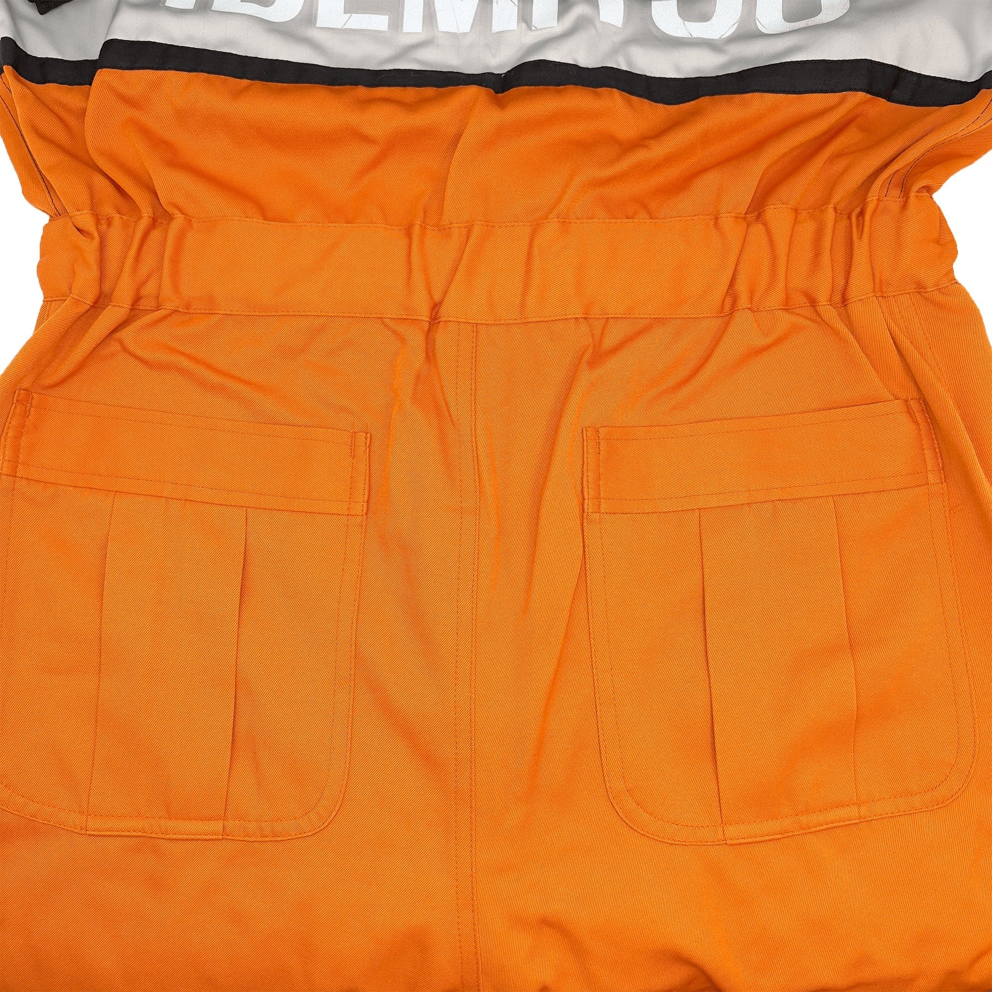 Retro JDM Japan Idemitsu Reflective Anti Static Jumpsuit Tsunagi Orange - Sugoi JDM