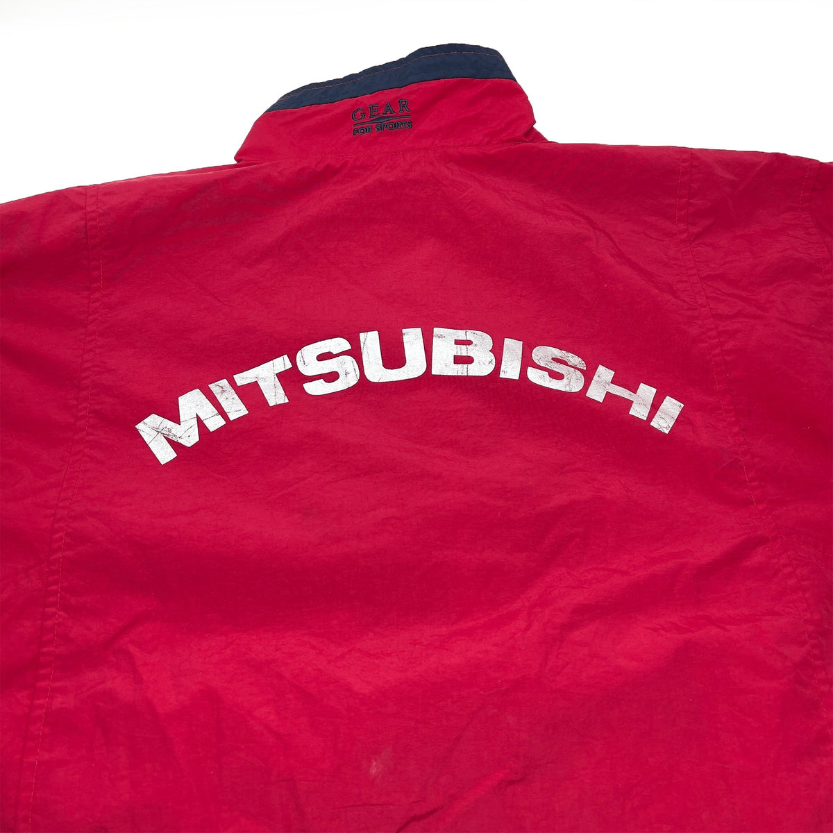 Retro JDM Japan Mitsubishi Motors Staff Employee Jacket Red - Sugoi JDM