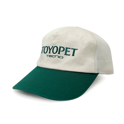 Retro JDM Japan Toyota Toyopet Tecno Mechanics Summer Mesh Hat Cap Green - Sugoi JDM