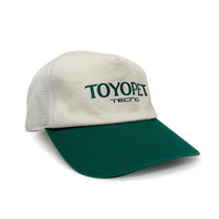 Retro JDM Japan Toyota Toyopet Tecno Mechanics Summer Mesh Hat Cap Green - Sugoi JDM