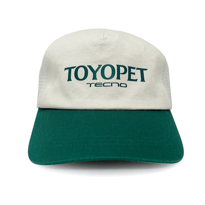 Retro JDM Japan Toyota Toyopet Tecno Mechanics Summer Mesh Hat Cap Green - Sugoi JDM