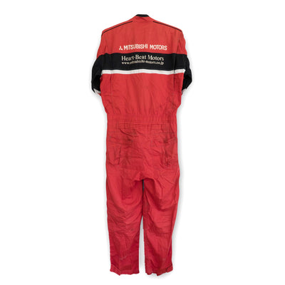 Retro JDM Ralliart Mitsubishi Motors Jumpsuit Coveralls Tsunagi Mechanic Suite - Sugoi JDM